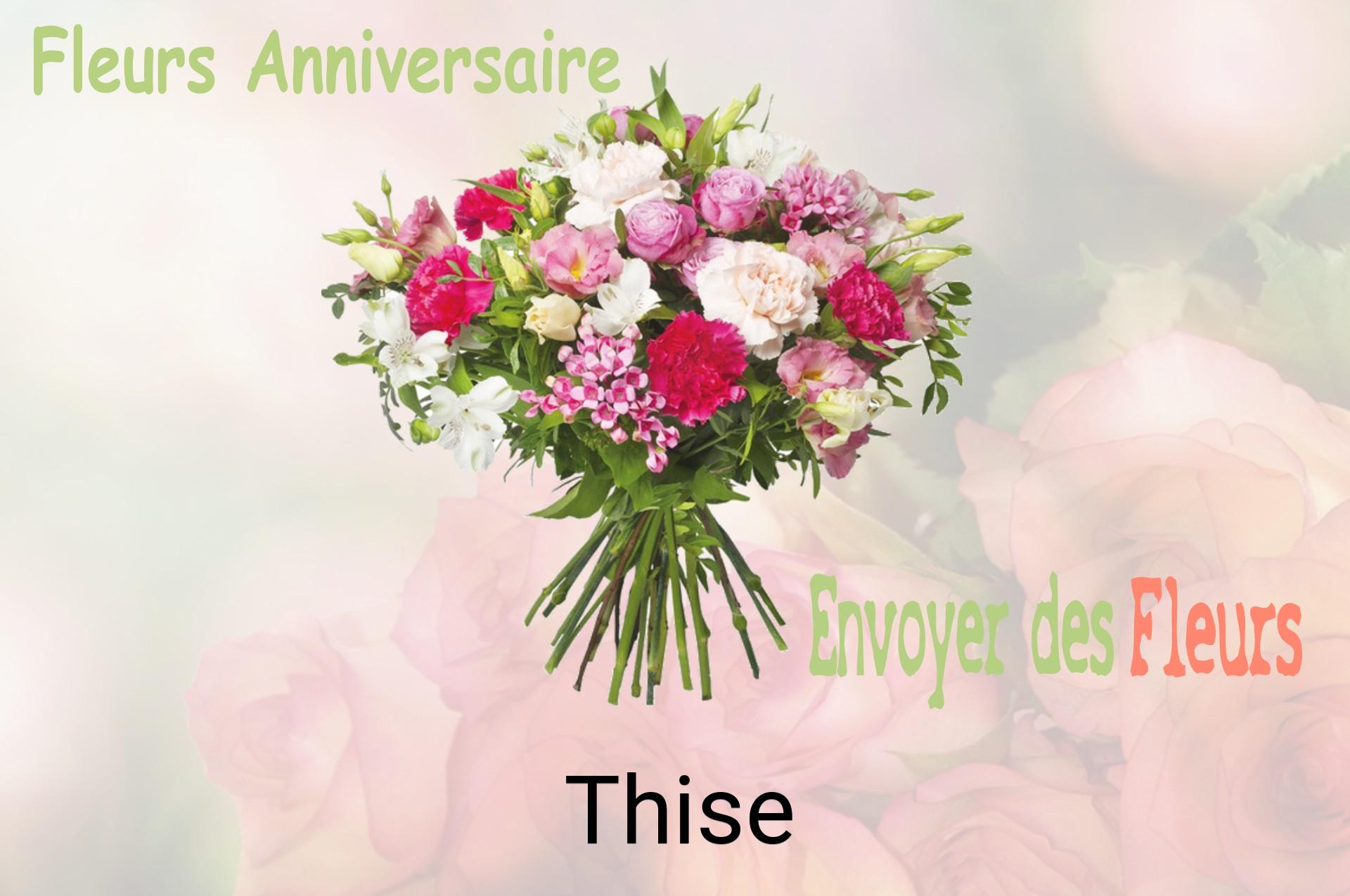 Bouquet de fleurs d’anniversaire livré à Thise